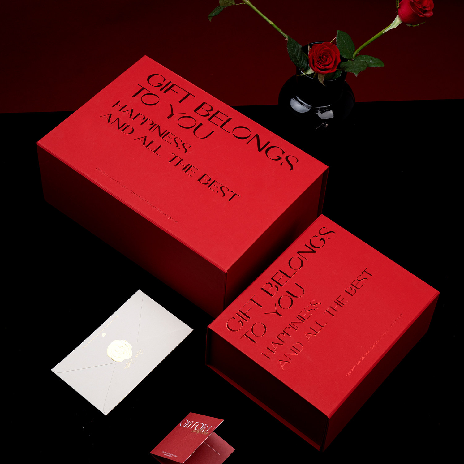 幸福礼赞高档红色礼盒空盒礼物盒情人节结婚伴娘生日礼品包装盒子,淘宝优惠券,粉丝福利购,淘宝优惠卷