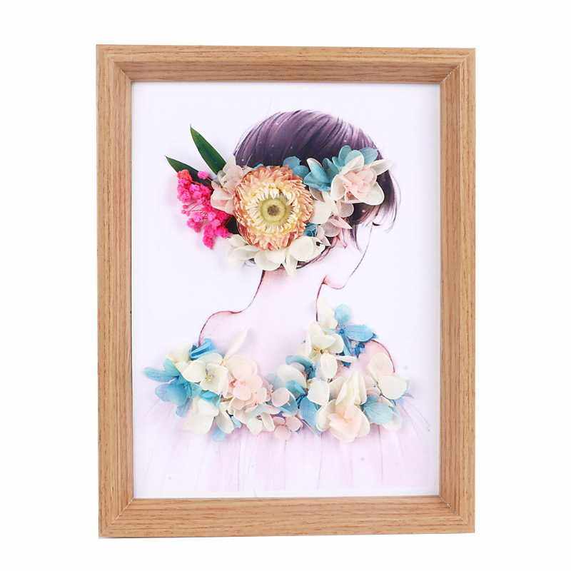 新款直销天然仿真花干花相框装饰永生花儿童手工diy材料包元旦节,淘宝优惠券,粉丝福利购,淘宝优惠卷