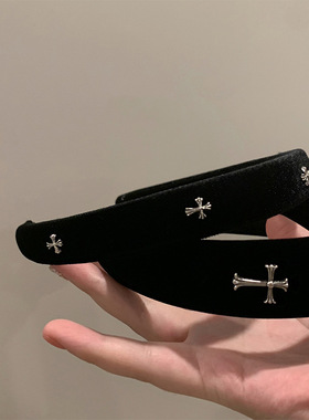 高级感发卡压发高颅顶头箍潮