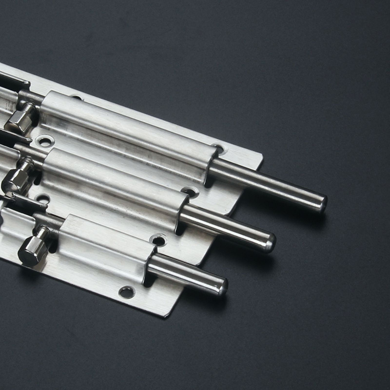 木门不锈钢插销木门插销门栓天地插销防盗插销加厚钢明插销门杆 - 图1