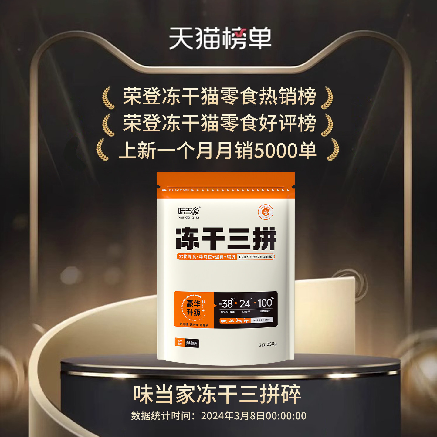 【味当家抖音同款】冻干三拼碎猫冻干零食猫粮伴侣生骨肉,淘宝优惠券,粉丝福利购,淘宝优惠卷