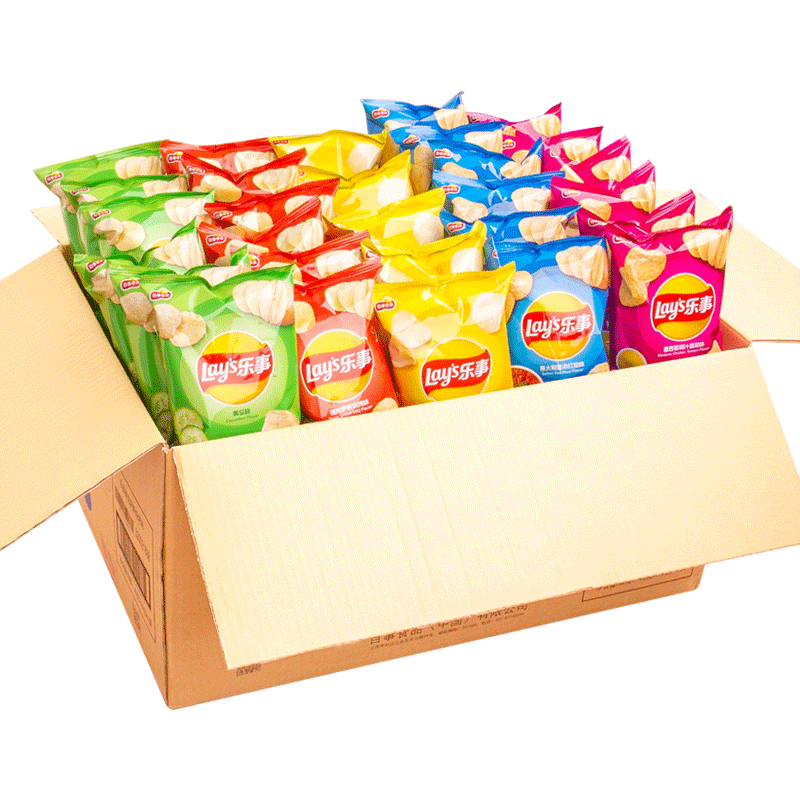 乐事薯片大包超大 整箱零食小吃食品大礼包官方旗舰同款一箱原味