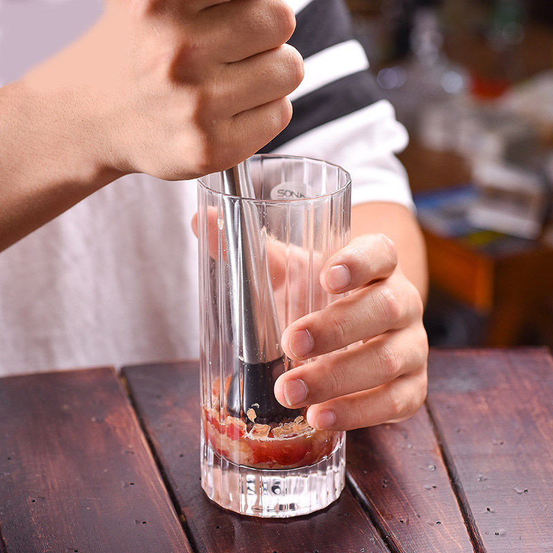 MrSlim 家用不锈钢柠檬捣棒橙汁挤汁器碾碎棒捣蒜器狼牙调酒捣棒,淘宝优惠券,粉丝福利购,淘宝优惠卷