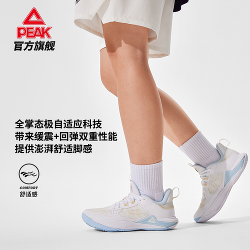 匹克态极游侠3.0篮球鞋男鞋春新款低帮后卫耐磨防滑女子实战球鞋 - 图0