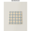 WENSHUO plaid tufted anti-slip chair cushion to prevent cold
