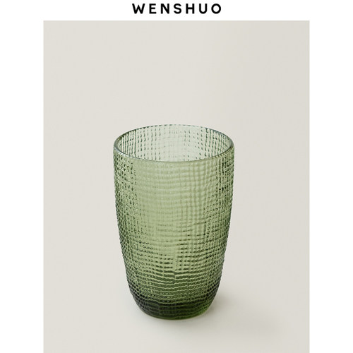 WENSHUO 北欧复古高脚杯玻璃杯法式田园风红酒杯香槟杯水杯甜品杯 - 图3