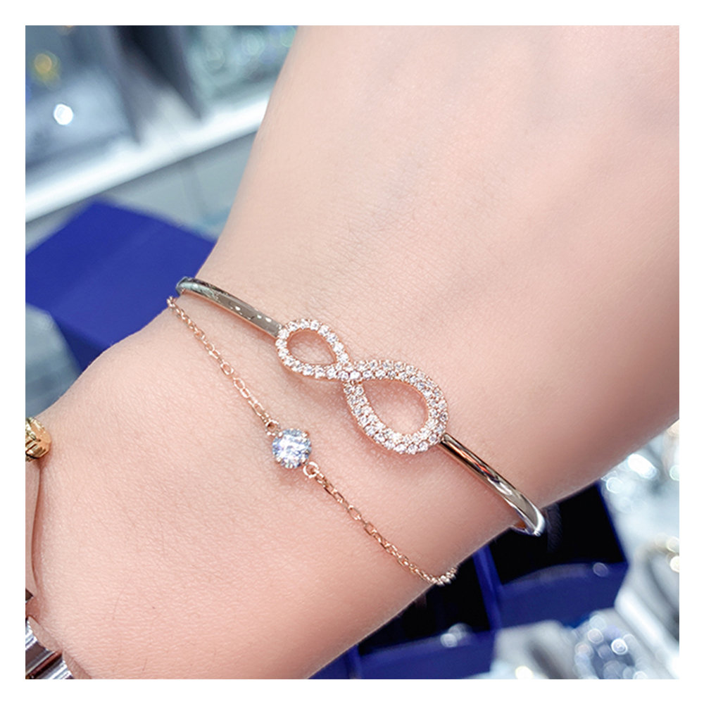 天猫国际进口超市【自营】Swarovski/施华洛世奇永恒爱意双层手链手镯手饰首饰礼物2