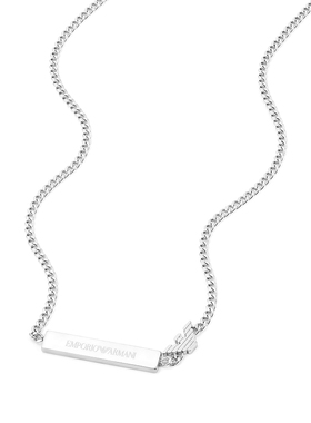 【自营】易烊千玺同款Armani阿玛尼男士项链素色钢质气质男生礼物