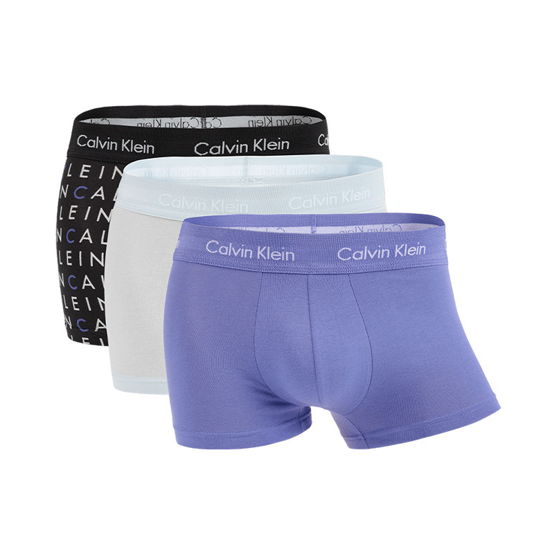 【自营】calvin klein /凯文克莱内裤 天猫国际自营时尚范男平角内裤