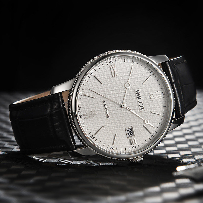 【自营】balco拜戈瑞士原装进口男女表石英皮带腕表1110q3394