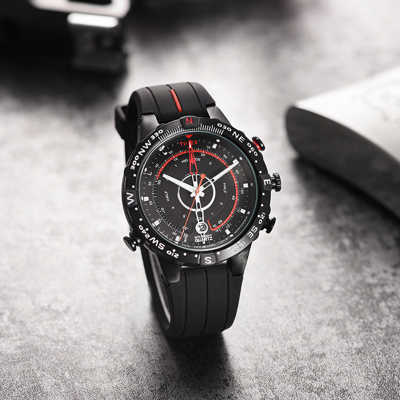 【直营】天美时TIMEX男表多功能户外运动手表防水夜光石英表 【直营】天美时TIMEX男表多功能户外运动手表防水夜光石英表