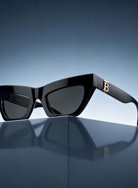 【自营】Burberry博柏利太阳镜墨镜时尚蝶形女个性休闲款0BE4405F