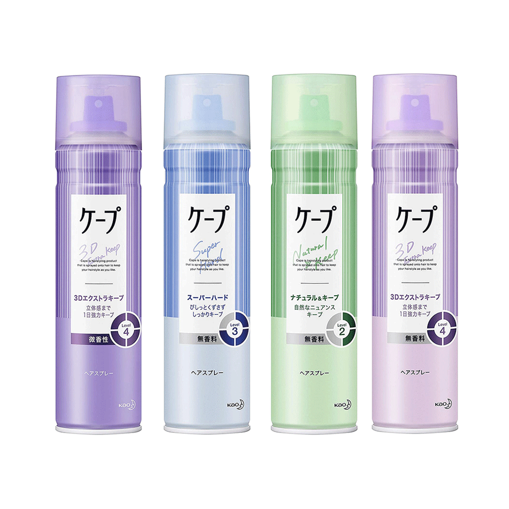 Japanese hair spray, curly bangs, adds volume