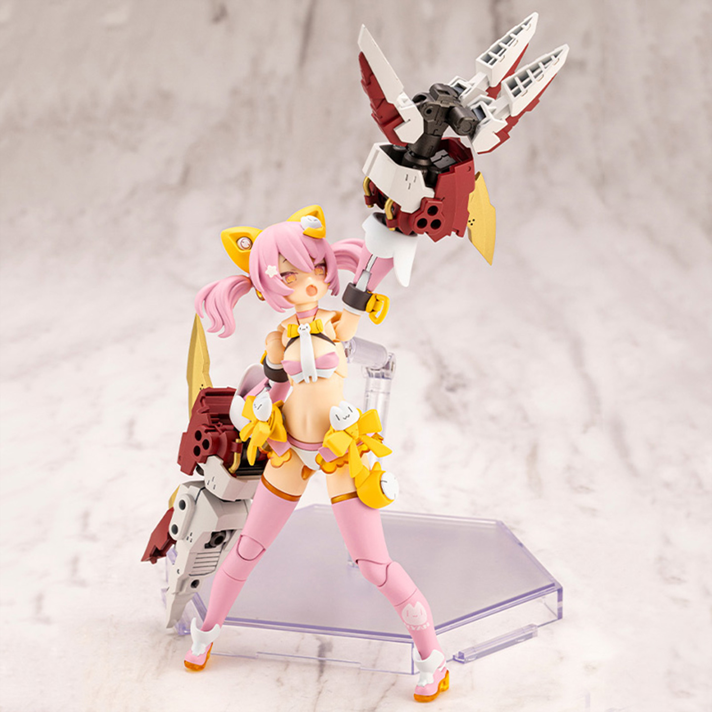 【自营】寿屋拼装模型 M.S.G 重武器组件63 鬼魔臂 红色 配件MH63 - 图2