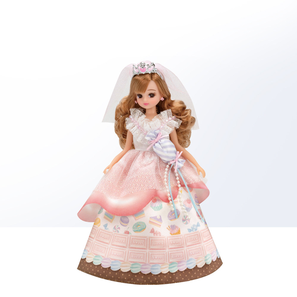 tomy 多美 licca 甜蜜新娘莉卡 丽佳娃娃公主玩具幻彩