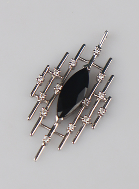 【自营】中古95新日本进口商品BRAND OFF蓝宝石锆石吊坠