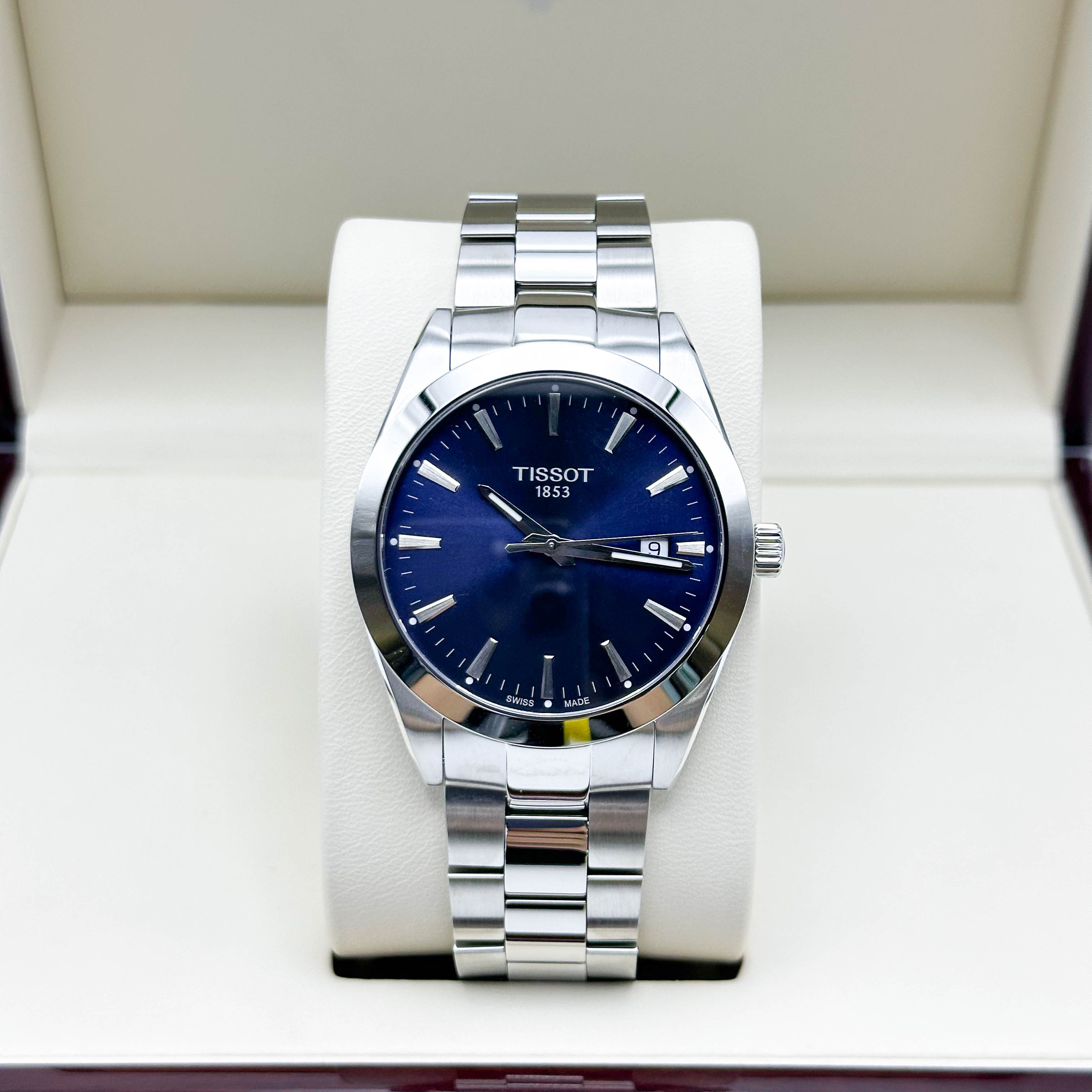 【自营】中古全新未使用天梭经典系列男表石英手表瑞士腕表蓝盘,淘宝优惠券,粉丝福利购,淘宝优惠卷