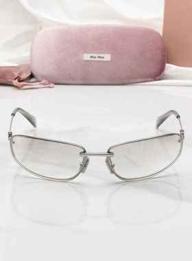 缪缪无框新款墨镜男女同款