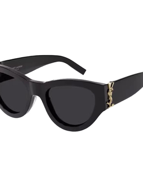 圣罗兰猫眼复古板材墨镜