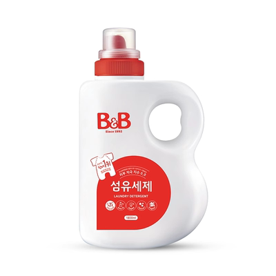 【自营】韩国B&B保宁进口洗衣液1800ml*2婴儿宝宝洗衣液宝宝专用