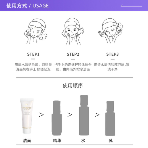 【自营】CPB/肌肤之钥洗面奶净采洁面膏湿润型20ml清洁保湿洁面乳 - 图2