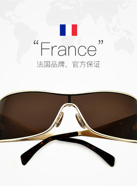 【自营】CELINE墨镜太阳镜金属前卫时尚造型品牌标识轻CL40283U