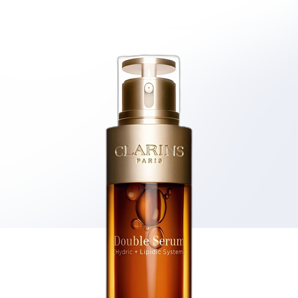 【自营】娇韵诗Clarins黄金双萃精华50ml紧致保湿精华液修护淡化