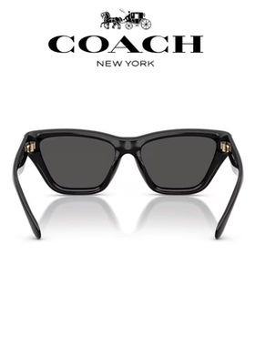 【自营】COACH蔻驰太阳镜潮流时尚高级感窄框显脸小墨镜0HC8449U