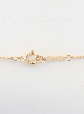 【自营】中古95新TIFFANY(蒂芙尼)1837双环750黄金42cm60011480