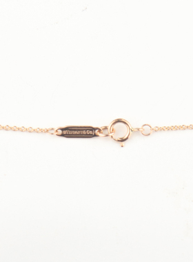 【自营】中古95新TIFFANY(蒂芙尼)鸢尾花枝形项链750玫瑰金41cm