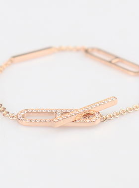 【自营】中古95新Hermes/爱马仕Eva-Chaine dancre 钻石手链