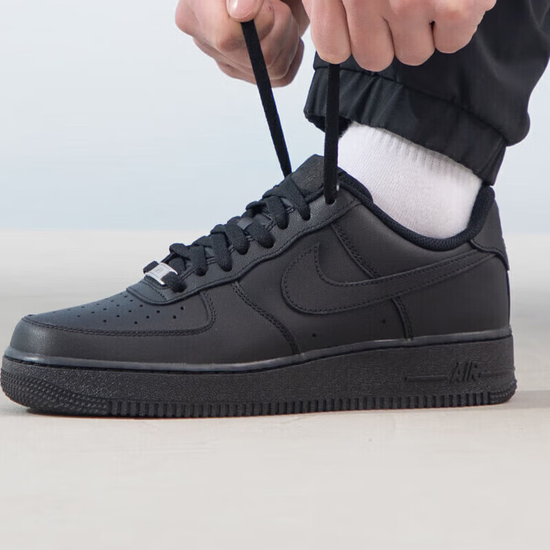 【自营】耐克男鞋Air Force 1黑武士空军一号低帮板鞋CW2288-001 - 图1