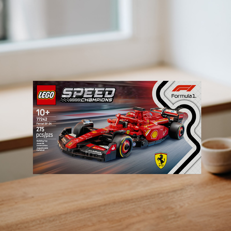 【自营】乐高speed超级赛车77242法拉利F1儿童积木玩具 - 图1