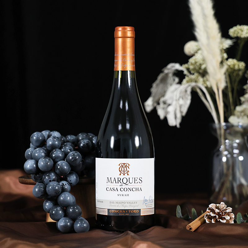 【自营】智利进口名庄 ConchayToro干露侯爵西拉干红葡萄酒750ml - 图2