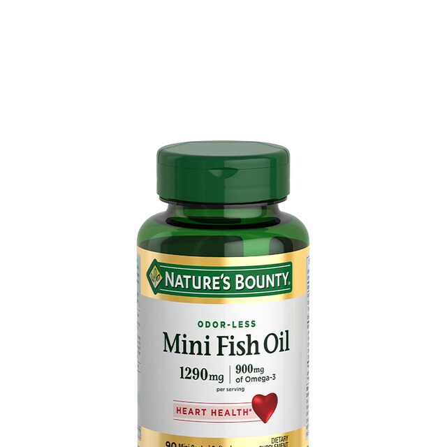 Nature's Treasure Deep Sea Mini Fish Oil Soft Capsules 90 American Original Omega 3 Concentrated DHA