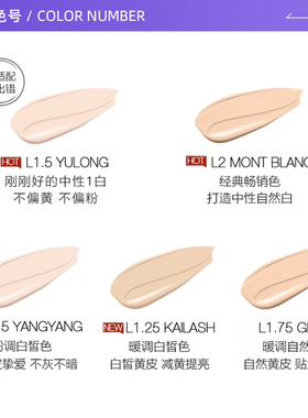 【自营】Nars/娜斯流光美肌粉底液L1.5# 10ml*2修饰肤色提升气色