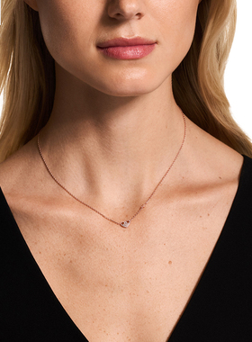 【自营】白鹿同款Armani阿玛尼LOVE女士项链手链心形银质女生礼物