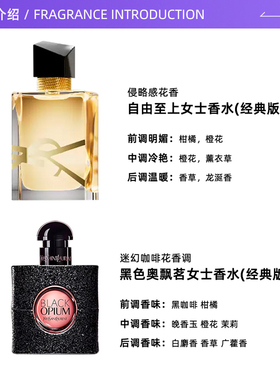 圣罗兰黑鸦片自由至上香水
