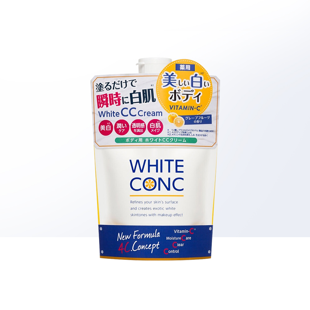天猫国际进口超市white conc林允WHITE CONC V美白cc霜维c保湿身体乳vc润肤露200g1