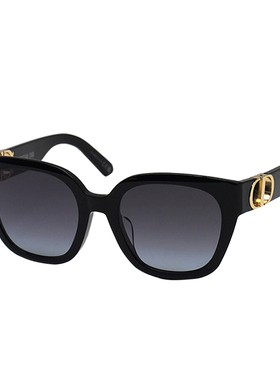 迪奥镂空logo板材墨镜