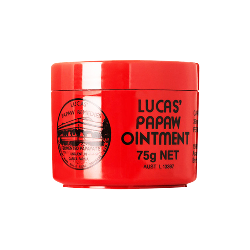天猫国际进口超市澳洲Lucas 天然万能木瓜膏婴儿保湿滋润唇膏止痒75g正品宝宝护臀0