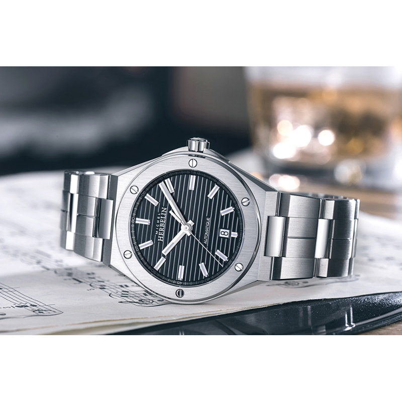 【直营】赫柏林michel herbelin 系列1645/b14男士机械表手表欧美