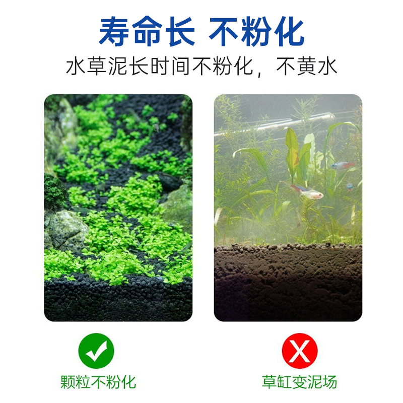 【自营】日本HXHW进口水草泥鱼缸专用生态造景免洗陶粒底砂水藻泥