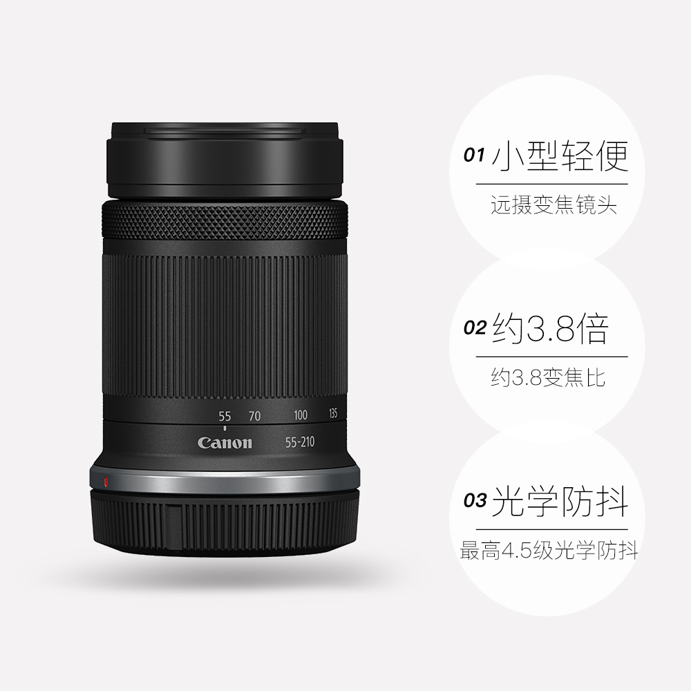 【自营】佳能RF-S 55-210mm F5-7.1 IS STM微单相机远摄变焦镜头 - 图3