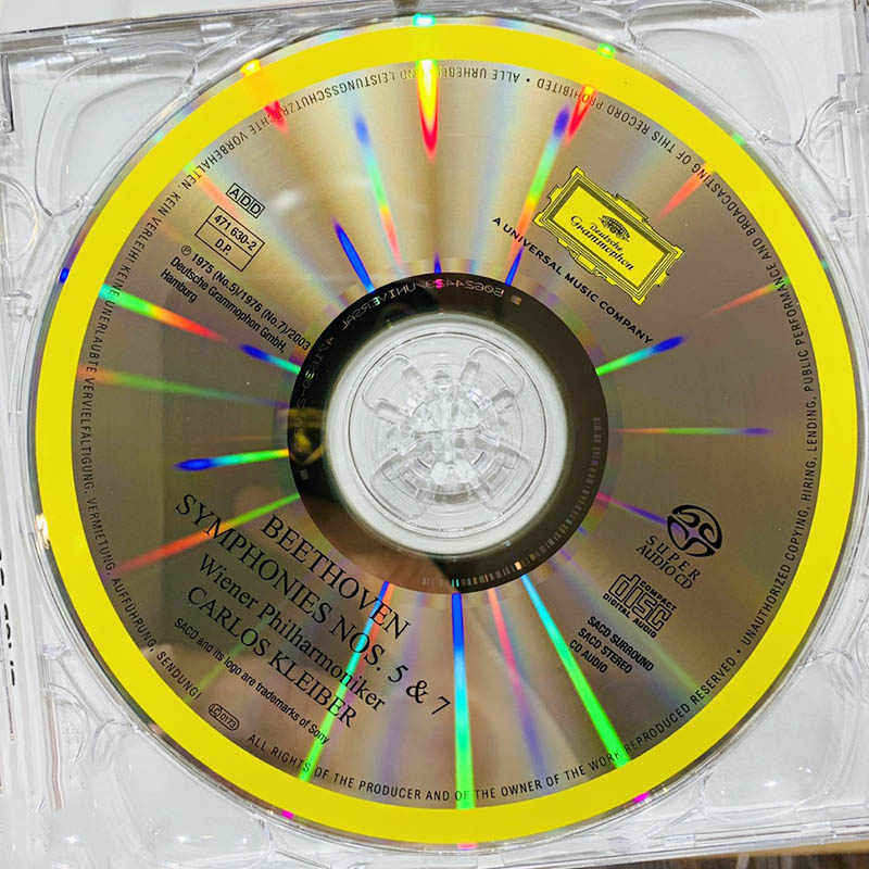 【自营】贝多芬 第五/七交响曲 克莱伯 SACD碟片古典音乐 4716302 - 图3