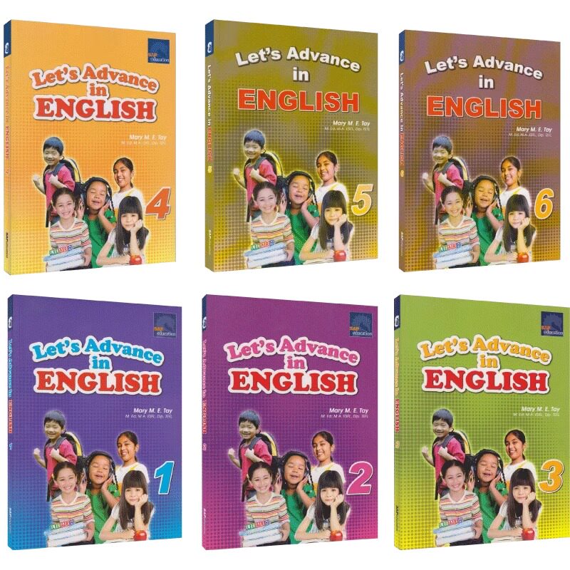 【自营】SAP Let's Advance in English  新加坡英语 听说读写专项 1-6年级练习册 进阶系列 6册套装 7-12岁 小学教辅 英文原版