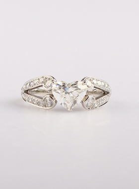 【自营】中古95新卡地亚YOU'RE MINE钻戒铂金950钻石47号戒指