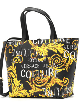 【自营】Versace Jeans Couture女士巴洛克印花小号托特包单肩包