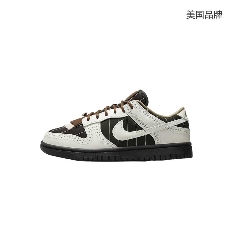 【自营】耐克NIKE DUNK LOW黑白低帮复古女鞋休闲板鞋FV3642-010-图1