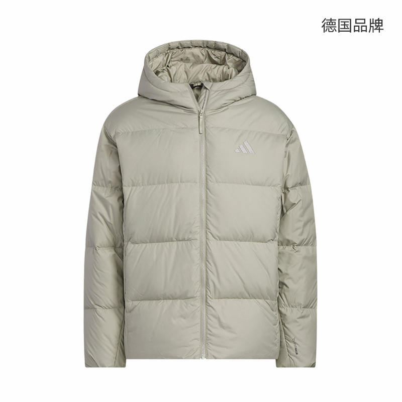 【自营】adidas阿迪达斯秋季新款拒水防风保暖男短羽绒服 KC2479 - 图1